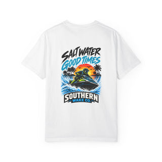 Saltwater Good Times Jet Ski Sunset T-Shirt | PWC Tee