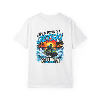 Life Is Better on a Jet Ski Sunset T-Shirt | PWC Lake Tee