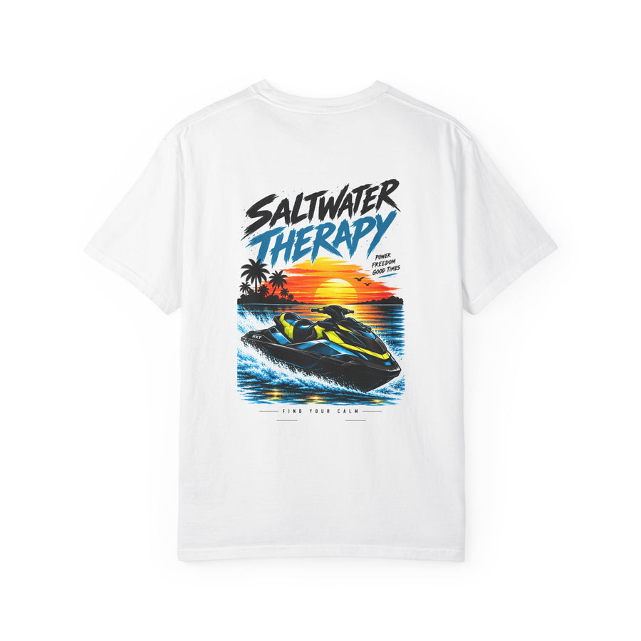 Saltwater Therapy Jet Ski T-Shirt | PWC Ocean Life Tee