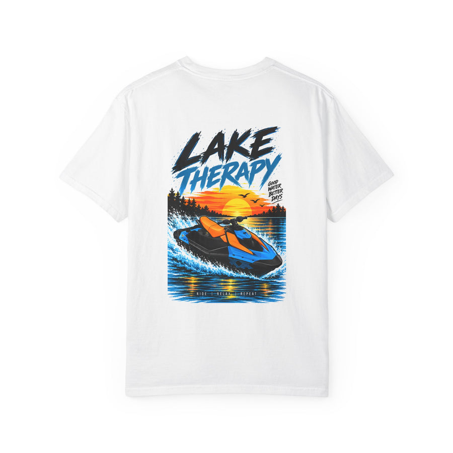Lake Therapy Good Water Better Days Jet Ski T-Shirt