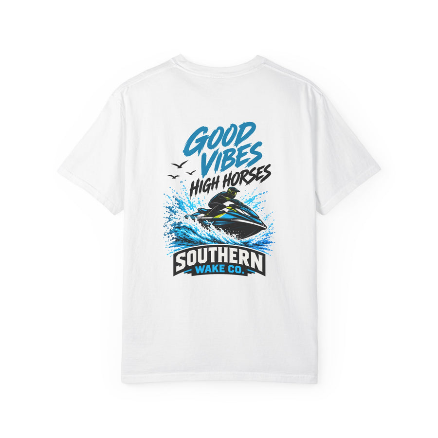 Good Vibes High Horses Jet Ski T-Shirt | PWC Lake Tee