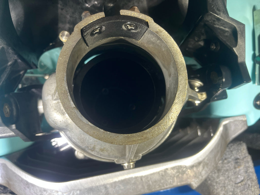 Yamaha Jet Blaster Visibility spout installed